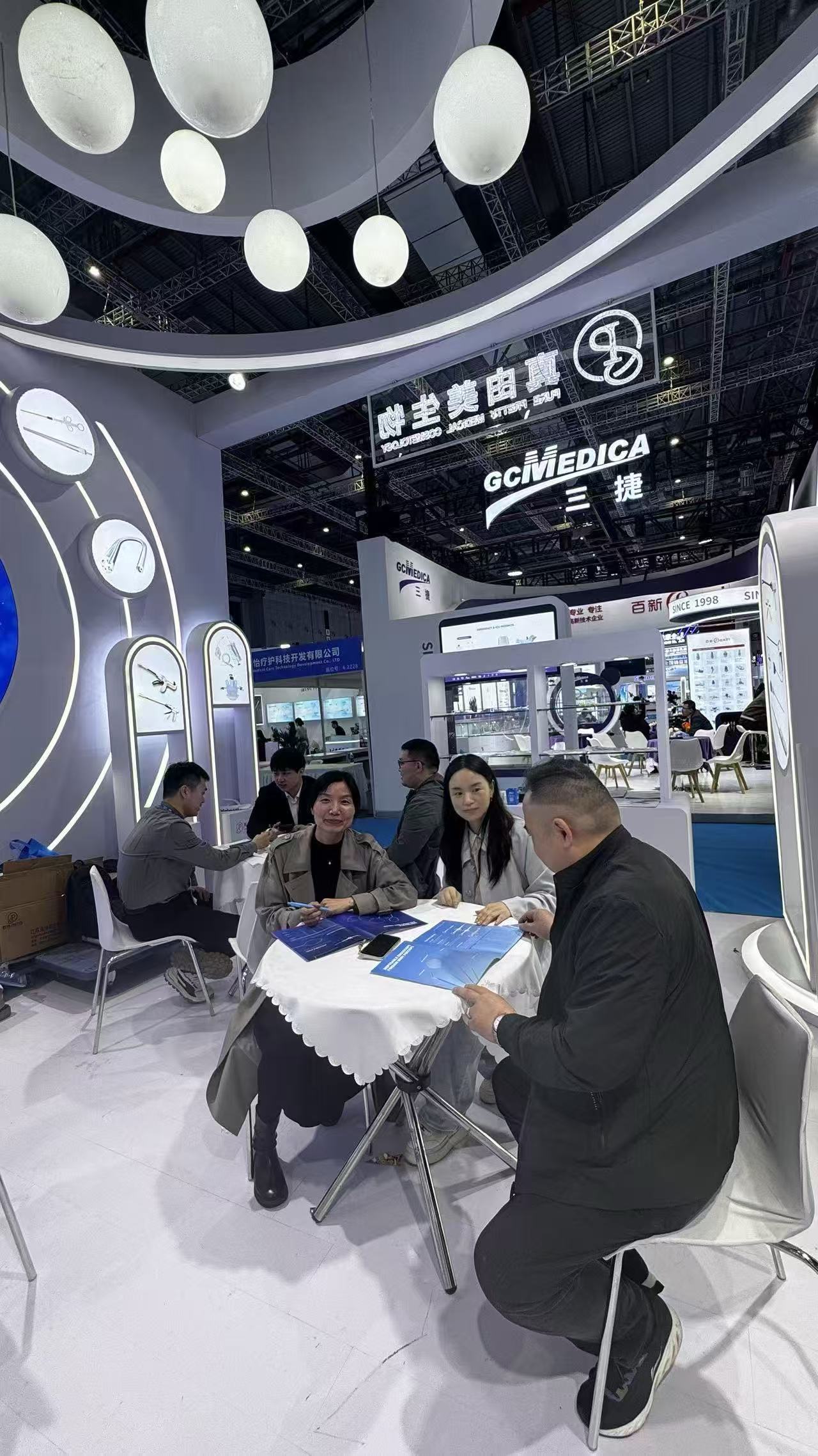 Overview of the PURETH exhibition booth at CMEF 2026