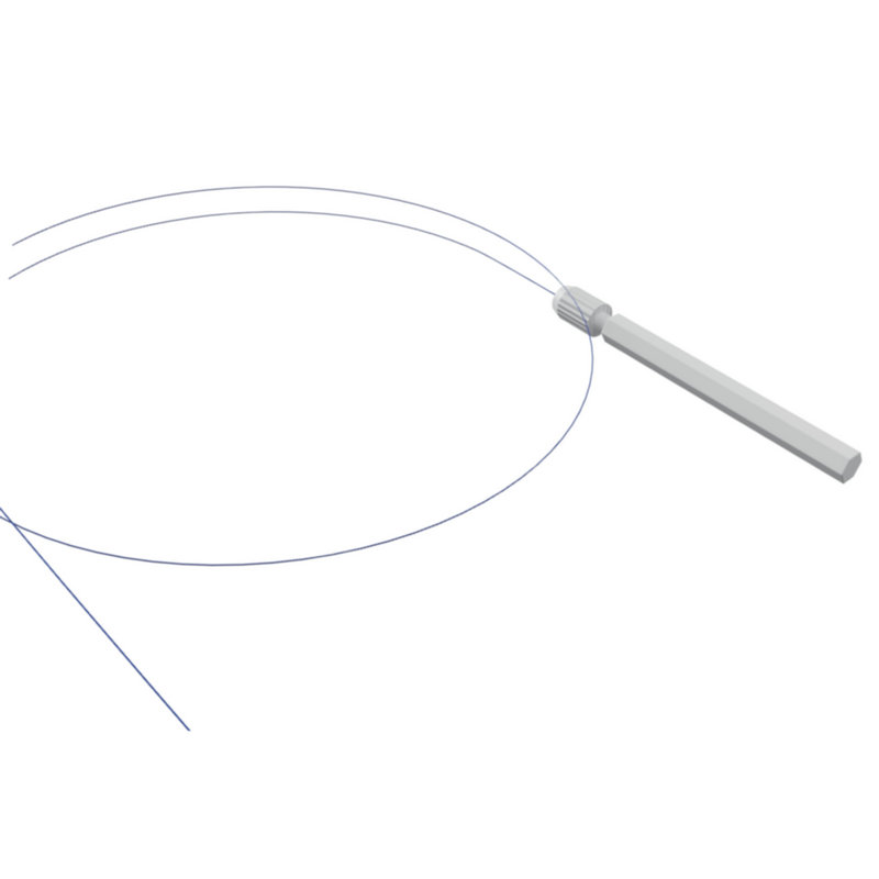 Handle with hemostasis valve and coiled sheath